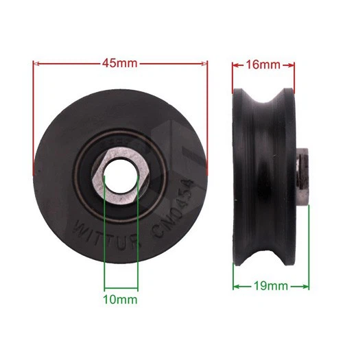 KONE Elevator Door Wheel 45x15x6000